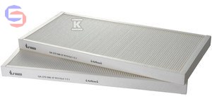 KERMI CLEANAIR Filtr Antysmogowy ISO EPM1 80% 0,13x0,6x0,4m 2 szt