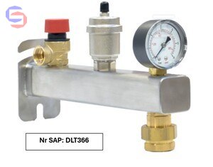 ONNLINE Grupa Bezpieczeństwa INOX C.O. 3 bar 3/4" Szybkozłączka