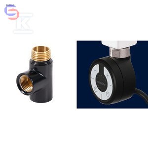 ONNLINE MOA 300W Czarna Grzałka z Trójnikiem GZ 1/2"