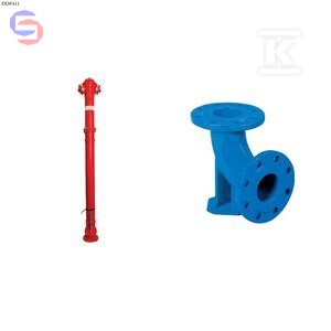 BOHAMET-ARMATURA GJS-Żeliwo Hydrant Nadziemny DN80 H2150 PN16