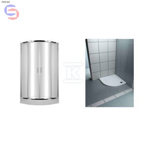 ONNLINE Kabina prysznicowa 90x90 cm R55 szkło hartowane 5 mm chrom