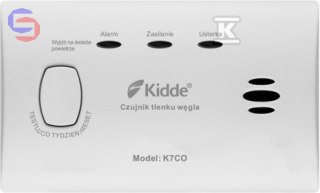 KIDDE K7CO Czujnik Czadu + Gaz Testowy 0,32kg