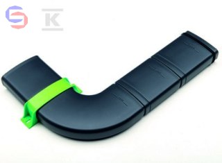 KERMI EasyFlow Kolano poziome 90° HDPE 3 szt. 126x60mm L=574mm