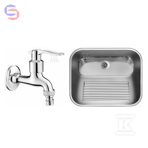 ONNLINE Komora gospodarcza stalowa 533x433x220 mm z baterią 1/2"