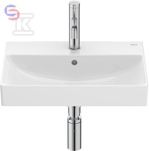 ROCA ONA Umywalka ścienna 50x36x15cm Biały Połysk Click-Clack