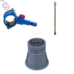 BOHAMET-ARMATURA Nawiertka DN110x32 GJS Żeliwo Sferoidalne Zestaw DLW381