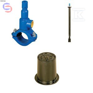 BOHAMET-ARMATURA Nawiertka DN160x50 PVC/PE PN10 GJL zestaw