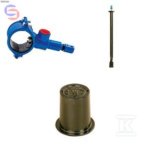 BOHAMET-ARMATURA Nawiertka DN110x40 GJS Żeliwo zestaw DLW420