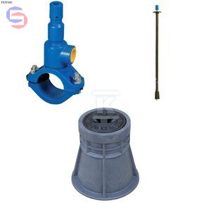 BOHAMET-ARMATURA Nawiertka DN90x40 GJL Żeliwo szare Zestaw DLW401