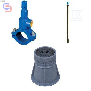BOHAMET-ARMATURA Nawiertka DN110x40 PVC/PE GJL Żeliwo Szare Zestaw