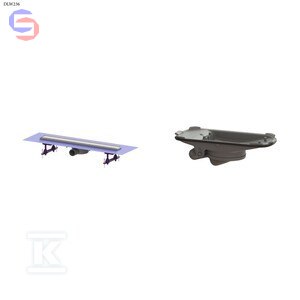 KESSEL Linearis Compact Odpływ liniowy L650 DN50 Multistop