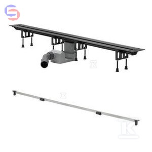 VIEGA Advantix Vario Odpływ liniowy 90 mm 1620x170x160 mm