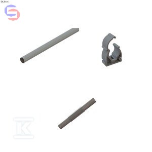 ONNLINE RL-16 Rura PCV 3m Szara + Uchwyt UZE-16 + Złączka Fi-16