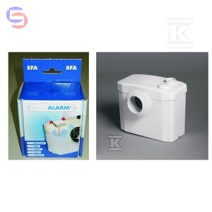 SFA SANIBROYEUR SIL Rozdrabniacz WC + SANIALARM 0,22x0,38x0,33m 5,76kg
