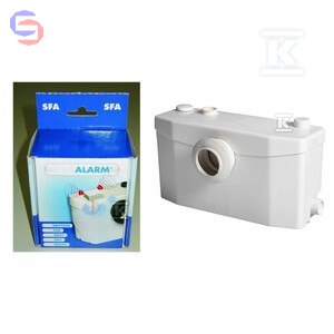 SFA SANIPLUS SIL Rozdrabniacz 0,35x0,26x0,56m 7,4kg + Alarm