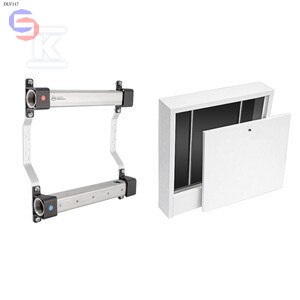 KAN-therm Rozdzielacz InoxFlow 4 obwody + Szafka natynkowa SWNE-4 585x350x110mm