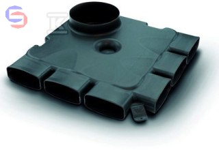 KERMI EASYFLOW Rozdzielacz kątowy 6 podłączeń 126x60mm 2 szt.