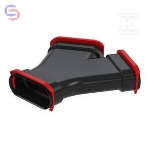 ZEHNDER Rozgałęzienie Y Flat 51 0,07x0,31x0,29m 1kg