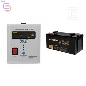 SINUS PRO 500 E 12/230V +AGM 12V 200AH VOLT