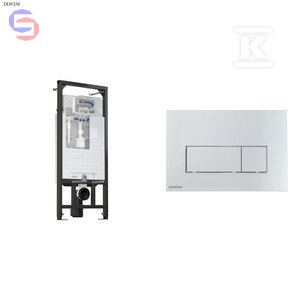 ONNLINE Stelaż podtynkowy WC DLW250 112x51x14cm 14,17kg chrom