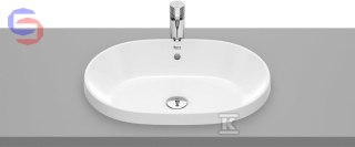 ROCA GAP Umywalka blatowa owalna 55x39cm biała + syfon DLY221