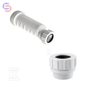 Wavin HepvO PP Syfon suchy bezwonny DN40 WT40 z adapterem DLS264