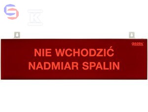 GAZEX TP-4/H1 Tablica ostrzegawcza 0,05x0,18x0,67m 1,2kg