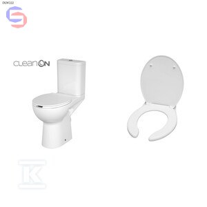 CERSANIT ETIUDA Kompakt WC 579 Niepełnosprawni CleanOn 3/6l poziomy odpływ