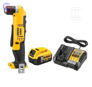DE WALT XR Wiertarko-Wkrętarka Kątowa 18V 5,0Ah 33Nm