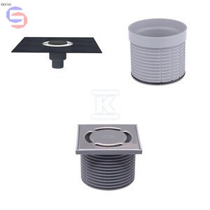 HL Wpust Balkonowo-Tarasowy Zestaw DN50/75/110 0,15x0,44x0,26m