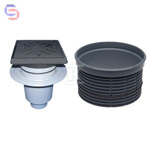 HL Perfekt Wpust podwórzowy DN110 pionowy zestaw DLV326