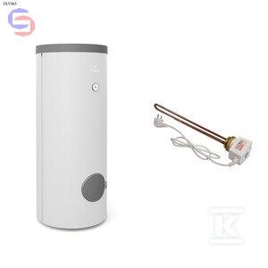 GALMET SGW(S) MAXI 300L Wymiennik z grzałką 2kW spiralna 3,6m2