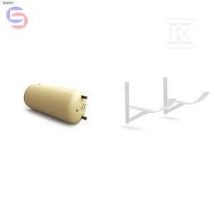 ONNLINE Wymiennik poziomy 80L EM 2/W z wspornikiem emaliowany