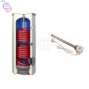 GALMET TOWER BIWAL SGW(S)B 300L 2xW PUR Grzałka 2kW