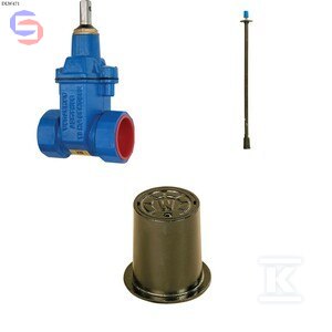 BOHAMET-ARMATURA GJS-ŻELIWO SFEROIDALNE Zasuwa gwintowana ZG2 DN50 PN16