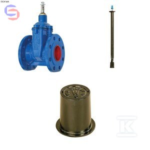 BOHAMET-ARMATURA Zasuwa kołnierzowa F4 DN50 PN16 GJS Żeliwo sferoidalne