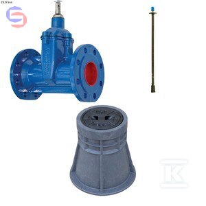 BOHAMET-ARMATURA Zasuwa kołnierzowa F5 DN150 PN10 GJL Żeliwo szare