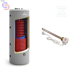 GALMET KUMULO SG(K) Zbiornik Kombi 300/80L 2xW PUR Grzałka 2kW