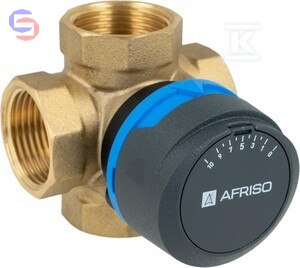 AFRISO ARV 484 PROCLICK DN25 Rp1" Kvs 9 m³/h - Obrotowy Zawór Mieszający 4-Drogowy
