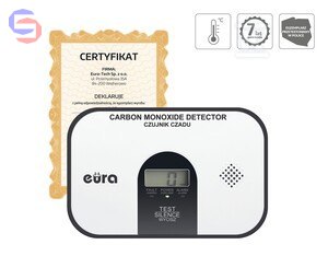 EURA-TECH EURA CD-45A2 v.2 Czujnik czadu 0,06x0,17x0,22m 0,245kg