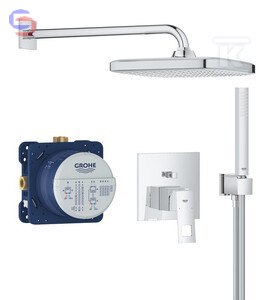 GROHE EUROCUBE Tempesta 250 Zestaw prysznicowy podtynkowy chrom