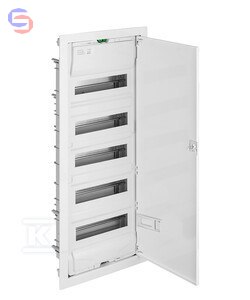 ONNLINE MT Rozdzielnica podtynkowa 5x12 modułowa IP30 metalowa drzwi