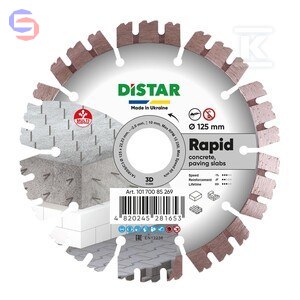 DISTAR Tarcza Diamentowa RAP 125x2,0/1,2x10x22,23-10