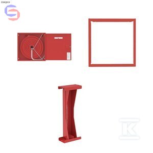 GRAS HYDR. HW-25N-30 SLIM 165 DN25 Czerwony Zestaw