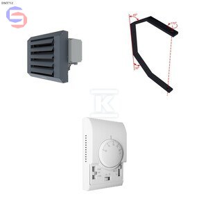 FLOWAIR LEO EL L BMS Nagrzewnica Elektryczna 0,69x0,48x0,65m 31,8kg