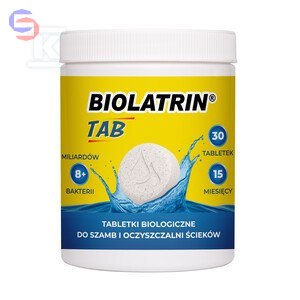 HANTPOL BIOLATRIN TAB 30 tabletek biologicznych do szamb 0,18kg