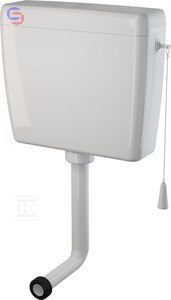 ALCA UNI DUAL Zbiornik WC Uniwersalny 3/6 L z Zaworem 3/8"