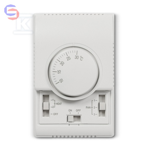 AEROCK Sterownik naścienny do 3-biegowego wentylatora AC 0,13x0,05x0,09m 0,22kg