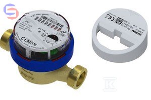 WODOM. JS-02 Q3=2,5 DN15 R100 ZW + NAXOM APATOR-POWOGAZ