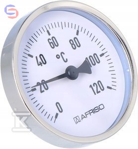 TERMOMETR BITH80, 120C/40MM AXIAL AFRISO